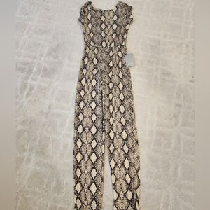 Animal Print Jumpsuit